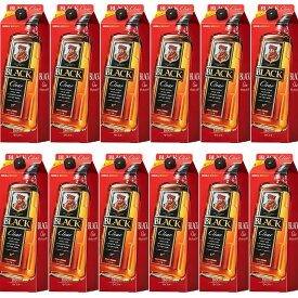 【送料無料】ニッカ ブラックニッカ クリア パック 1.8L 1800ml×2ケース/12本