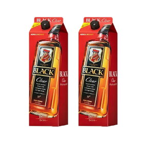 【送料無料】ニッカ ブラックニッカ クリア パック 1800ml 1.8L×2本【本州(一部地域を除く)は送料無料】