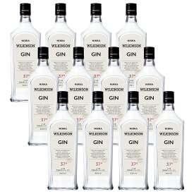 【抽選で1等77,777ポイント当たる！】【送料無料】アサヒ ウィルキンソン ジン 37度 720m×12本/1ケース【北海道・沖縄県・東北・四国・九州地方は必ず送料が掛かります】