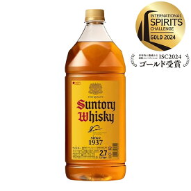 【最強配送】 サントリーウイスキー 角瓶 1本 2700ml 2.7L ペット【ご注文は6本まで同梱可能】
