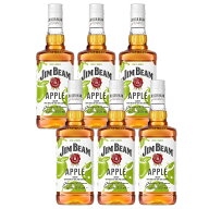 【モバイルユーザー限定先着最大3900円OFF】【送料無料】サントリー ジムビーム アップル 32度 700ml×6…