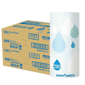 11/14〜11/16限定P3倍 【抽選で1等2万ポイント当たる！】【送料無料】ポッカサッポロ 飲料水 Green Pack Water カートカン 195ml×2ケース/60本天然水 水 ウォーター