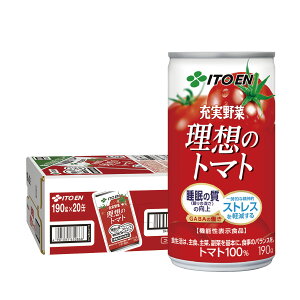 �y���I��1��77,777�|�C���g������I�z�y���������z�ɓ��� ���z�̃g�}�g 190g×20�{(1�P�[�X)�g�}�g�W���[�X �g�}�g���� ITOEN �Ƃ܂� tomato