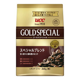 ＼ 最大P20倍クーポン配布中！／【送料無料】【レギュラーコーヒー】UCC 上島珈琲 ゴールドスペシャル スペシャルブレンド 240g 粉 1袋