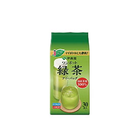 【モバイルユーザー限定600円OFF】【送料無料】伊藤園 ワンポット エコティーバッグ 抹茶入り緑茶 30袋入 1個