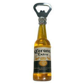 コロナビール ボトルオープナー 立体型 マグネット付【代引不可】【着日指定不可】【corona メキシコ 栓抜き 雑貨 コロナ 海外 グッズ メール便】