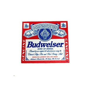 �o�h���C�U�[1 �v�����g���b�y�� 9.5cm×10.5cm�y����s�z�y�����w��s�z�yBudweiser �A�C���� �p�b�` ���b�y�� �A�����J �G�� �X�e�b�J�[ �A�b�v���P �䂤�p�P�b�g�z
