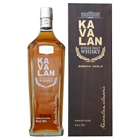 カバラン クラシック 40度 700ml [並行輸入品]【コンクール多数受賞 シングルモルト ウイスキー 台湾 KAVALAN】