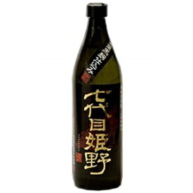 【麦焼酎】姫泉酒造　七代目姫野　全量黒麹仕込み　23度　900ml瓶