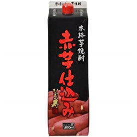 【芋焼酎】ひむか寿 焼酎 赤芋仕込み 25度 1.8L 1800ml パック 寿海酒造