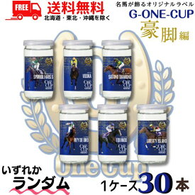 【送料無料】 清酒 大関 上撰 ワンカップ G-OneCup 豪脚編 180ml 1ケース 30本 G1 名馬ラベル 競馬 競走馬