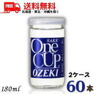 【送料無料】 大関 上撰ワンカップ 180ml 2ケース 60本入 清酒