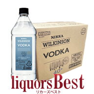 【8/15P2倍】■【送料無料 正規品】6本ケース入 ニッカ ウイルキンソン ウォッカ 1800ml(1.8L)ペットx6本…