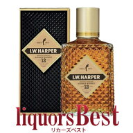【マラソン期間中P2倍】IWハーパー 12年 43度 750ml 正規品 箱付き 洋酒 ウィスキー バーボン アメリカン…
