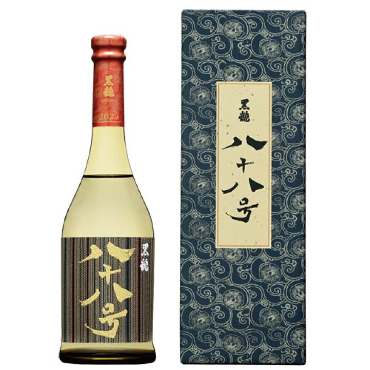 楽天市場】黒龍 八十八号 720ml 【要冷蔵】 日本酒 アルコール16度 