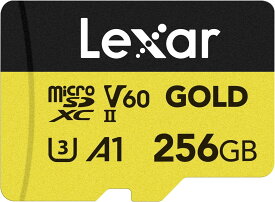 Lexar Professional Gold MicroSDXCカード UHS-II C10 U3 V60 A1 フルHD 4K UHD 読み