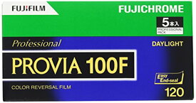 FUJIFILM リバーサルフィルム フジクローム PROVIA 100F ブローニー 12枚 5本 120 PROVIA100F EP NP1