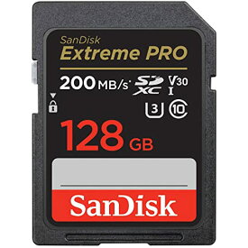 SanDisk (サンディスク) 128GB Extreme PRO UHS-I SDXC メモリーカード (200MB/s)