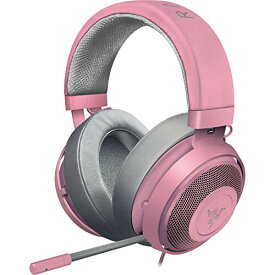 Razer Kraken Quartz Pink ゲーミングヘッドセット 3.5mm 冷却パッド PS4 PS5 PC Switch スマホ【日