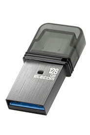 エレコム USBメモリ 128GB USB3.2（Gen1） Type-C キャップ式 シルバー MF-CAU32128GSV