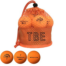 飛衛門 TOBIEMON ボール メッシュバッグ入り 蛍光マットボール 3ダースセット 3ダース(36個入り) オレンジ