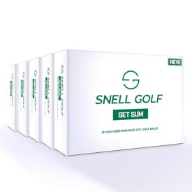 5ダースパックSnell Golf GET SUM （ゲッサム）2024モデルオンライン限定商品 (ホワイト)