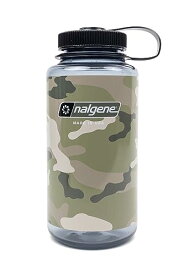 Nalgene 32 oz Wide Mouth Gray with Black Camo