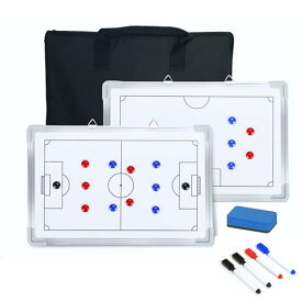 アルミ合金 作戦盤 コーチングボード 作戦板 サッカー ボード 収納ケース付き 作戦ボード サッカー バスケ 戦略指導 （45×30.5）(サッ