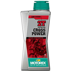 モトレックス(Motorex) デイトナ バイク用 エンジンオイル 2サイクル オフロード車 化学合成油 CROSS POWER 2T 1L 9