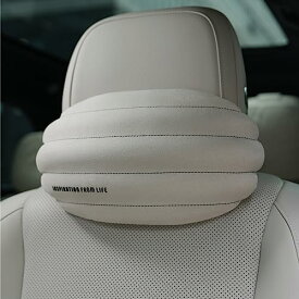 ネックパッド クッション 車 首 ヘッドレスト 車用エアヘッドレスト 頚椎サポート 枕 ネックサポートパッド 低反発 メモリーコットン 通気 取
