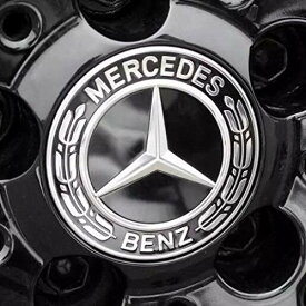 【Mercedes-Benz純正】 メルセデス・ベンツ センターキャップ ブラック 4個セット