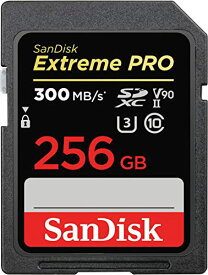 SanDisk 256GB Extreme PRO SDXC UHS-II メモリーカード - C10 U3 V90 8K 4K フルHDビデオ