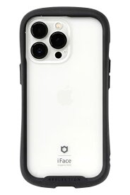 iFace Reflection iPhone 13 Pro ケース クリア 強化ガラス (ブラック)【アイフェイス アイフォン 13プロ カバ