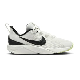 NIKE ナイキ STAR RUNNER 4 NN PSDX7614 ホワイト/ブラック(102)ジュニア スターランナー アウトドア ローカット スポーツ カジュアル 運動靴 スポーティ 男の子 女の子 通学