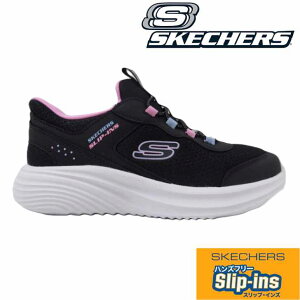 SKECHERS �X�P�b�`���[�Y BOUNDER PRO 303690L �u���b�N(BLK) �W���j�A �L�b�Y �o�E���_�[ �v�� �X���b�v�C���Y �n���Y�t���[���̎q ���[�J�b�g �X���b�|���@�X�j�[�J�[ Slip-ins �X���b�|��