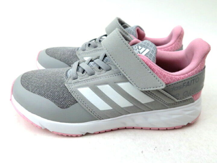 楽天市場 ａｄｉｄａｓ ｆａｉｔｏ ｃｌａｓｓｉｃ ｅｌ ｋ Fアディダス 子供靴 スニーカー マジック 運動靴女の子 ランニングシューズ ファイト グレー ピンク Lise