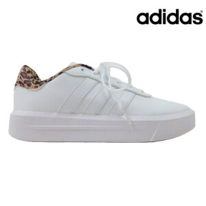 adidas �A�f�B�_�X COURT PLATFORM W IG8609 �z���C�g/���I�p�[�h(W/LEO) ���f�B�[�X �R�[�g �v���b�g�t�H�[�� �R�C ���� �q���E�� �X�j�[�J�[