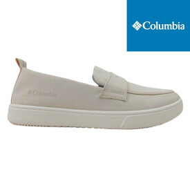 Columbia コロンビア MYLEAGE RAIN WATERPROOF LOAFER YL1397 チョーク(191)レディース スニーカーマイレージ レイン ウォータープルーフ ローファー レインシューズ タウンユース キャンプ スリッポン防水 超軽量