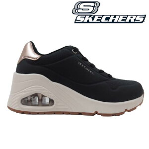 SKECHERS XPb`[Y UNO WEDGE-HI STEPS 177520 ubN(BLK)Em EFbW nCXebvX fB[X _bhV[Y [XAbv  Cq[