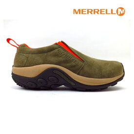 MERRELL JUNGLE MOC メレルJ004491 オリーブ/オレンジ ジャングル モックメンズ ローカット アウトドア キャンプ 撥水スニーカー ウォーキング スリッポン