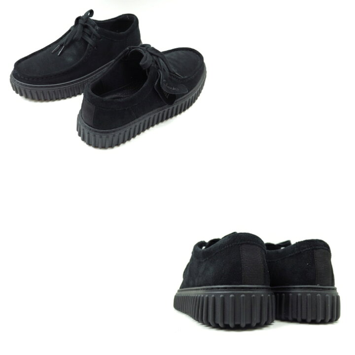 楽天市場】Clarks クラークス Torhill Lo 26172019 ブラックスエード 