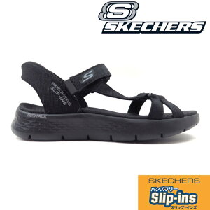 SKECHERS �X�P�b�`���[�Y GO WALK FLEX SANDAL ILLUMINATE141481 �u���b�N(BBK)���f�B�[�X �X�|�[�c�T���_�� �X���b�v�C���Y �S�[�E�H�[�N �t���b�N�X �C���~�l�C�g �y�� �l�C �V���v�� ����@��