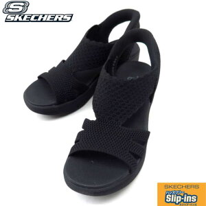 SKECHERS �X�P�b�`���[�Y PARALLEL LITE SUMMER INVITE 120012 �u���b�N(BBK) ���f�B�[�X �p������ ���C�g �T�}�[ �C���o�C�g �X���b�v�C���Y �n���Y�t���[ ���b�N�X�t�H�[�� ���� �o�b�N�q�[�� �T���_��