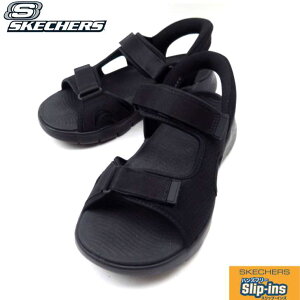 SKECHERS �X�P�b�`���[�Y �X���b�v�C���YGO WALK FLEX SANDAL 229210 �u���b�N/���C��(BKLM) �����Y �S�[�E�H�[�N �t���b�N�X �n���Y�t���[ �T���_�� ����@�􂢉�