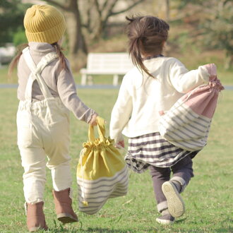 有換洗衣物袋媽媽和嬰兒的 幼稚園 保育園 入園商品 上幼兒園 課包 手製感 手袋包 鞋 背 Rishumamu 日本樂天市場