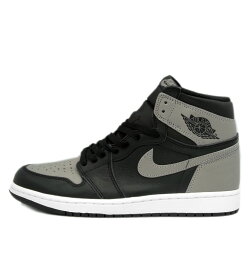 ナイキ NIKE ■ 【 AIR JORDAN 1 RETRO HIGH OG SHADOW 555088 013 】 エア ジョーダン 1 レトロ ハイ シャドウ スニーカー グレー×ブラック サイズ27cm f20681【中古】