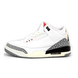 ナイキ NIKE ■ 【 AIR JORDAN 3 RETRO White Cement Reimagined DN3707 100 】 エア ジョーダン 3 レトロ ホワイト セメント リイマジント スニーカー　ホワイト×グレー×ブラック　サイズ27.5cm　f20893　【中古】