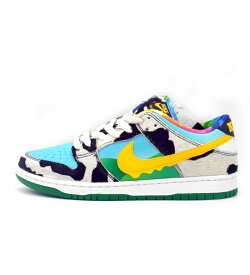 ナイキ NIKE × ベン アンド ジェリーズ Ben & Jerrys ■ 【 SB DUNK LOW PRO QS Chunky Dunky CU3244 100 】 SB ダンク ロー チャンキー ダンキー スニーカー マルチカラー サイズ27cm f21718【中古】