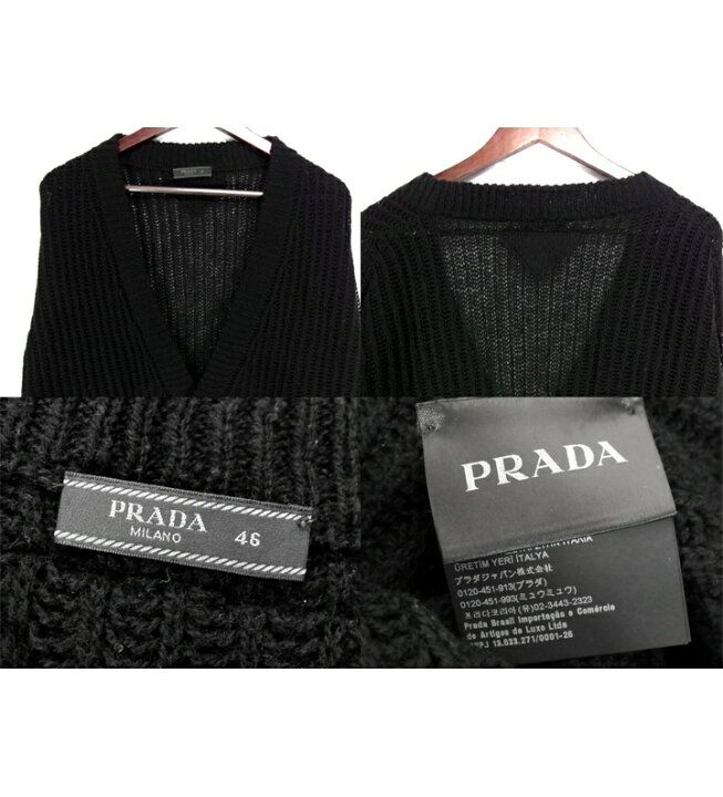楽天市場】プラダ PRADA 21AW 【 UMG103 】 バージン ウール ニット 