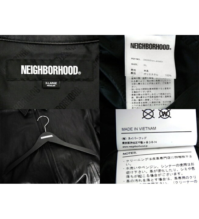 楽天市場】ネイバーフッド NEIGHBORHOOD 【 LEATHER ZIP WORK JACKET  